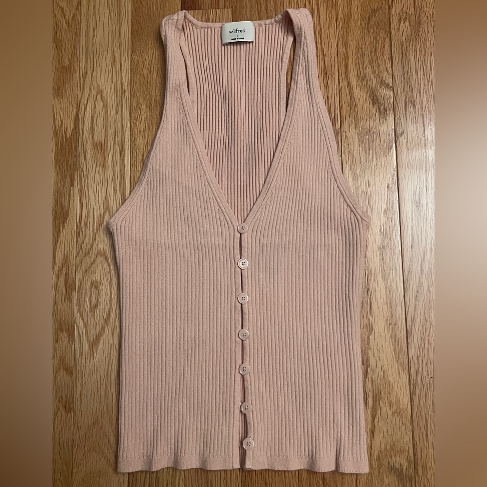 Wilfred Affinity Top
Knit Halter Sweater Tank